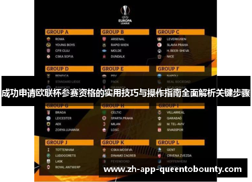 成功申请欧联杯参赛资格的实用技巧与操作指南全面解析关键步骤